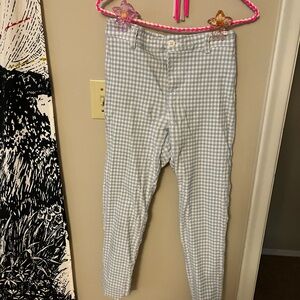 Womens Garage Gingham Checkered Pants